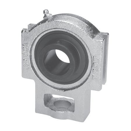 Iptci Take Up Ball Bearing Unit, 1.375 in Bore, Nickel Plated Hsg, Black Oxide Insert, Set Screw Locking BUCNPT207-22